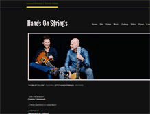 Tablet Screenshot of handsonstrings.com